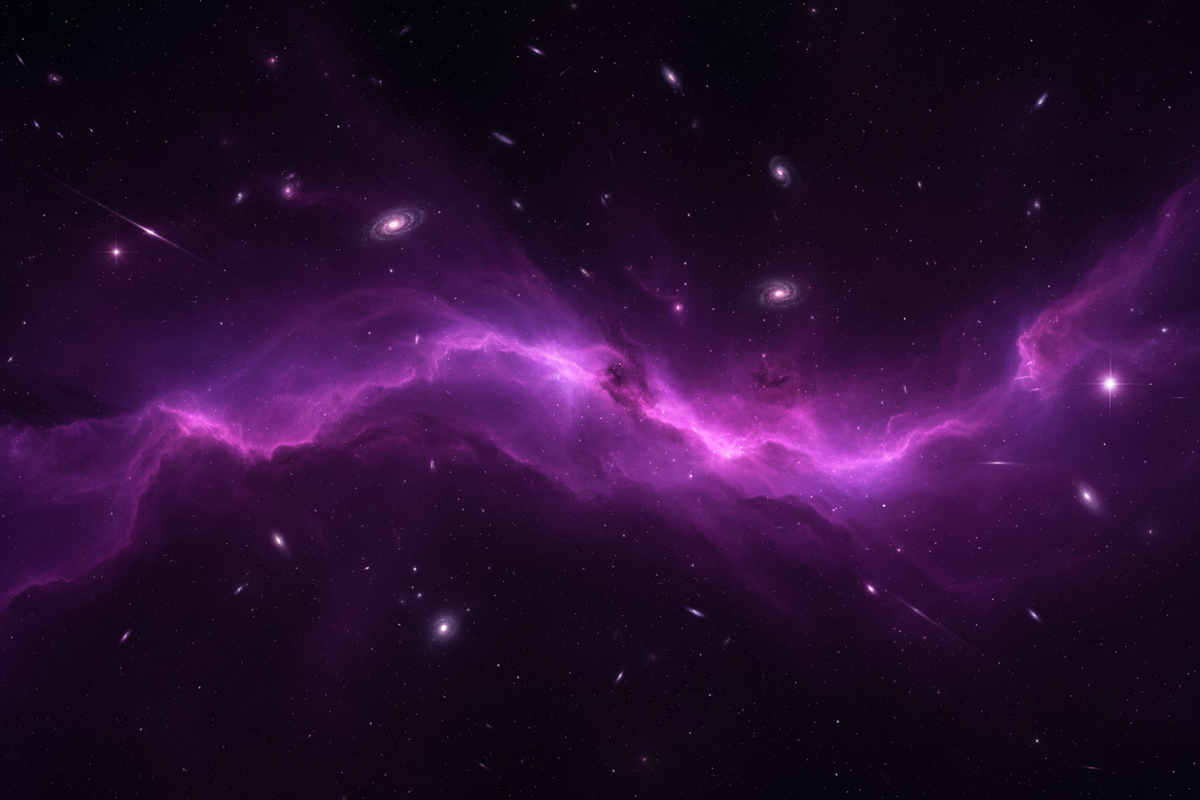 dark space like image with purple
